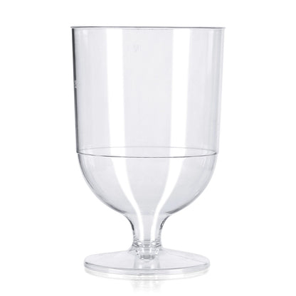 Plastic Wine Glass - One piece - Disposable - Box of 150 glasses - Party, BBQ-PCUP-WINE-15-Product Pro-Wine Glasses
