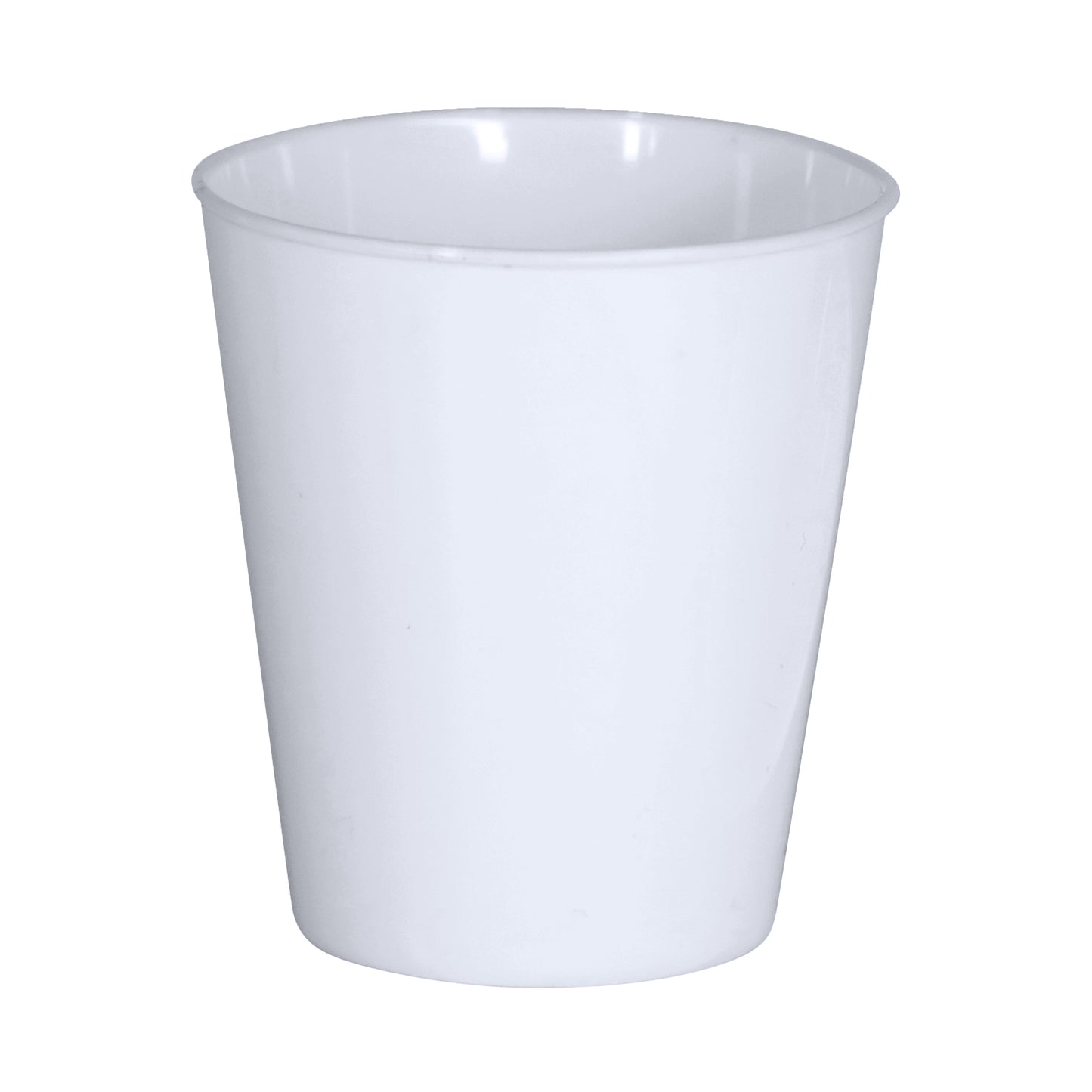 Pack of 50 White Biodegradable Plastic 50ml Shot Glasses 5cl cups - Great for jelly shots, liquor, weddings