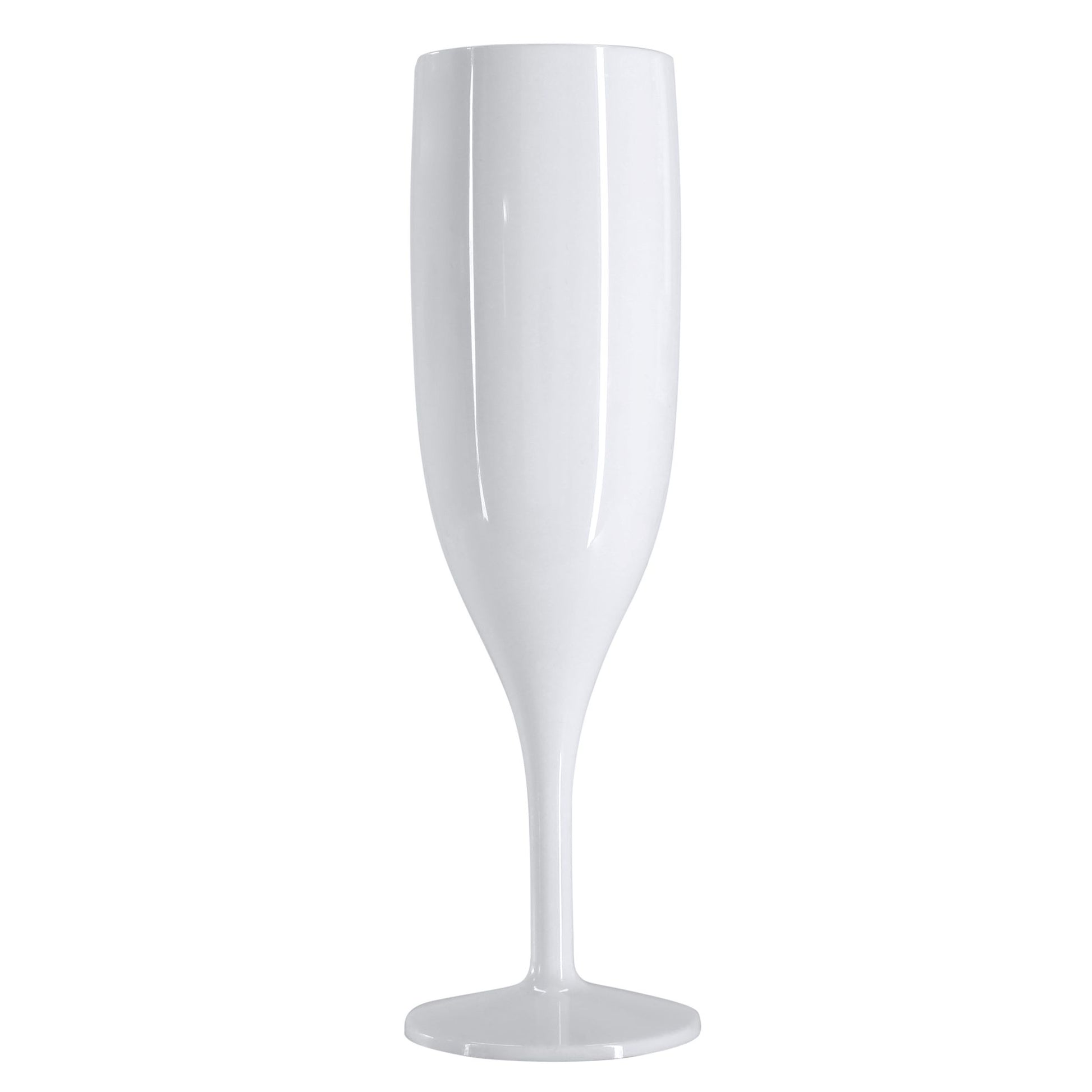 48 x White Prosecco Flutes – Made from Strong Reusable Plastic in glossy Bright White Colour 1-Piece Champagne Glass (Pack of 48 Glasses) for use Indoors and Outdoors, Wedding, Parties, Bridal Shower-5056020186212-EY-PP-079-Product Pro-Baby Shower, Bridal Shower, Hen Do, Reusable Flutes, White Champagne Flutes, White Champagne Glasses, White Flutes, White Prosecco Flutes, White Prosecco Glasses