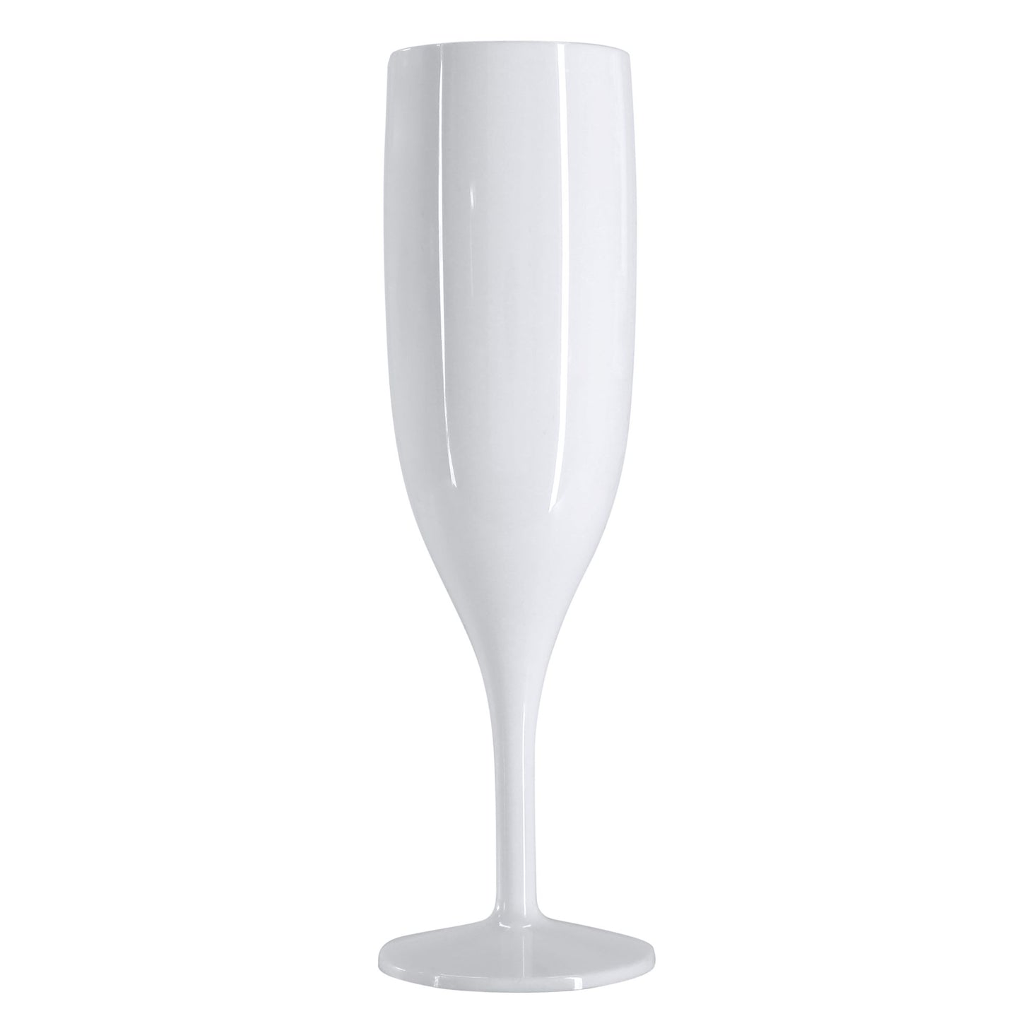 6 x White Prosecco Flutes – Made from Strong Reusable Plastic in glossy Bright White Colour 1-Piece Champagne Glass (Pack of 6 Glasses) for use Indoors and Outdoors, Wedding, Parties, Bridal Shower-5056020186205-EY-PP-076-Product Pro-Baby Shower, Bridal Shower, Hen Do, Reusable Flutes, White Champagne Flutes, White Champagne Glasses, White Flutes, White Prosecco Flutes, White Prosecco Glasses