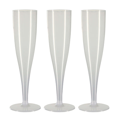 100 x Biodegradable Prosecco Flutes Colourless Material Clear 1-Piece Champagne Glass (Pack of 100 Glasses) Garden, BBQ, Wedding, Picnic-5056020183105-EY-PP-020-Product Pro-BBQ, Biodegradable, Champagne Flutes, Champagne Glasses, Clear Champagne Glasses, Clear Prosecco Flutes, Flutes, Garden, Picnic, Prosecco Flutes, Prosecco Glasses, Transparent, Wedding