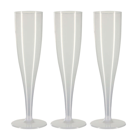 50 x Biodegradable Prosecco Flutes Colourless Material Clear 1-Piece Champagne Glass (Pack of 50 Glasses) Garden, BBQ, Wedding, Picnic-5056020183099-EY-PP-019-Product Pro-BBQ, Biodegradable, Champagne Flutes, Champagne Glasses, Clear Champagne Glasses, Clear Prosecco Flutes, Flutes, Garden, Picnic, Prosecco Flutes, Prosecco Glasses, Transparent, Wedding