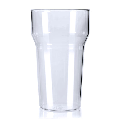 50 x Half Pint Glasses 10oz 284ml Transparent Clear Strong Reusable Plastic CE Marked Beer Cider Lager Drinks Stackable Dishwasher Safe-5056020186069-EY-PP-074-Product Pro-Clear, Half Pint, Pint Glasses, Plastic Half Pint Glasses, Plastic Pint Glasses