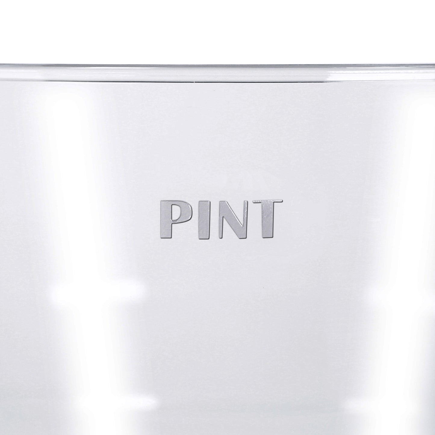 10 x Pint Glasses 568ml Transparent Clear Strong Reusable Plastic CE Marked Beer Cider Lager Drinks Stackable Dishwasher-5056020108504-PCUP-PINTx10-Product Pro-Clear, Pint, Pint Glasses, Plastic Pint Glasses