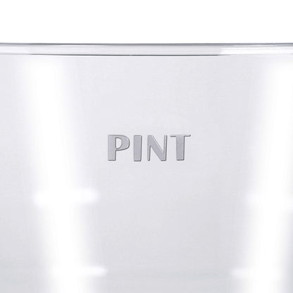 100 x Pint Glasses 568ml Transparent Clear Strong Reusable Plastic CE Marked Beer Cider Lager Drinks Stackable Dishwasher-5056020186076-EY-PP-075-Product Pro-Clear, Pint, Pint Glasses, Plastic Pint Glasses