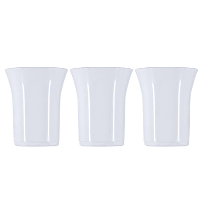 10 x White Shot Glasses Heavy Duty Strong Reusable Plastic 25ml Glossy Liquor, Spirits, Food Sampling, Parties, BBQs, Pubs, Clubs, Jelly-5056020186885-PCUP-SHOT-WHITE-10-Product Pro-25ml, Plastic Shot Glasses, Reusable Shot Glasses, Shot Glasses, Shots, White, White Shot Glasses
