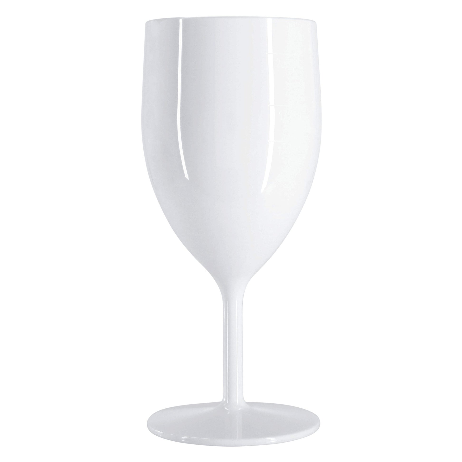 24 Flutes, 24 Wine Glasses (White) Pack of 48 Reusable Plastic Champagne Prosecco 175ml 300ml Strong Glossy Bright 1-Piece Dishwasher Safe-5056020186311-EY-PP-086-Product Pro-Flutes, White, White Champagne Glasses, White Prosecco Flutes, White Wine Glasses, Wine Glasses